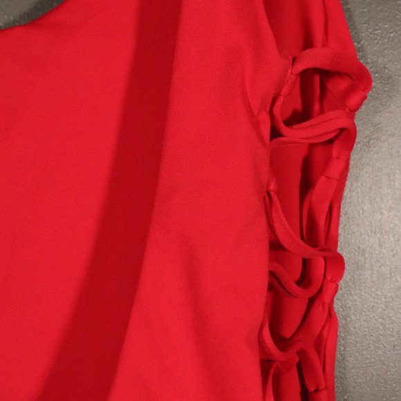 NWT Eberjey So Solid Mila One Piece in Red - Picture 9 of 14